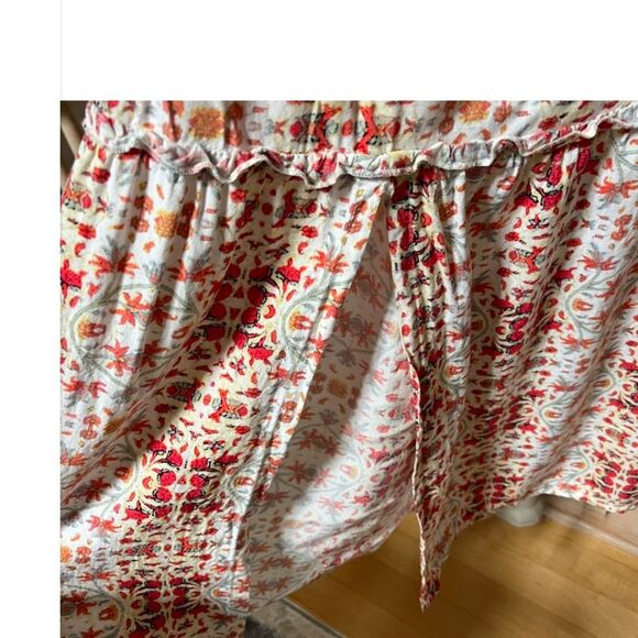 Nanette Lepore Clara Wildflower Floral  Halter Tiered Maxi Dress Halter 2 - Picture 6 of 9